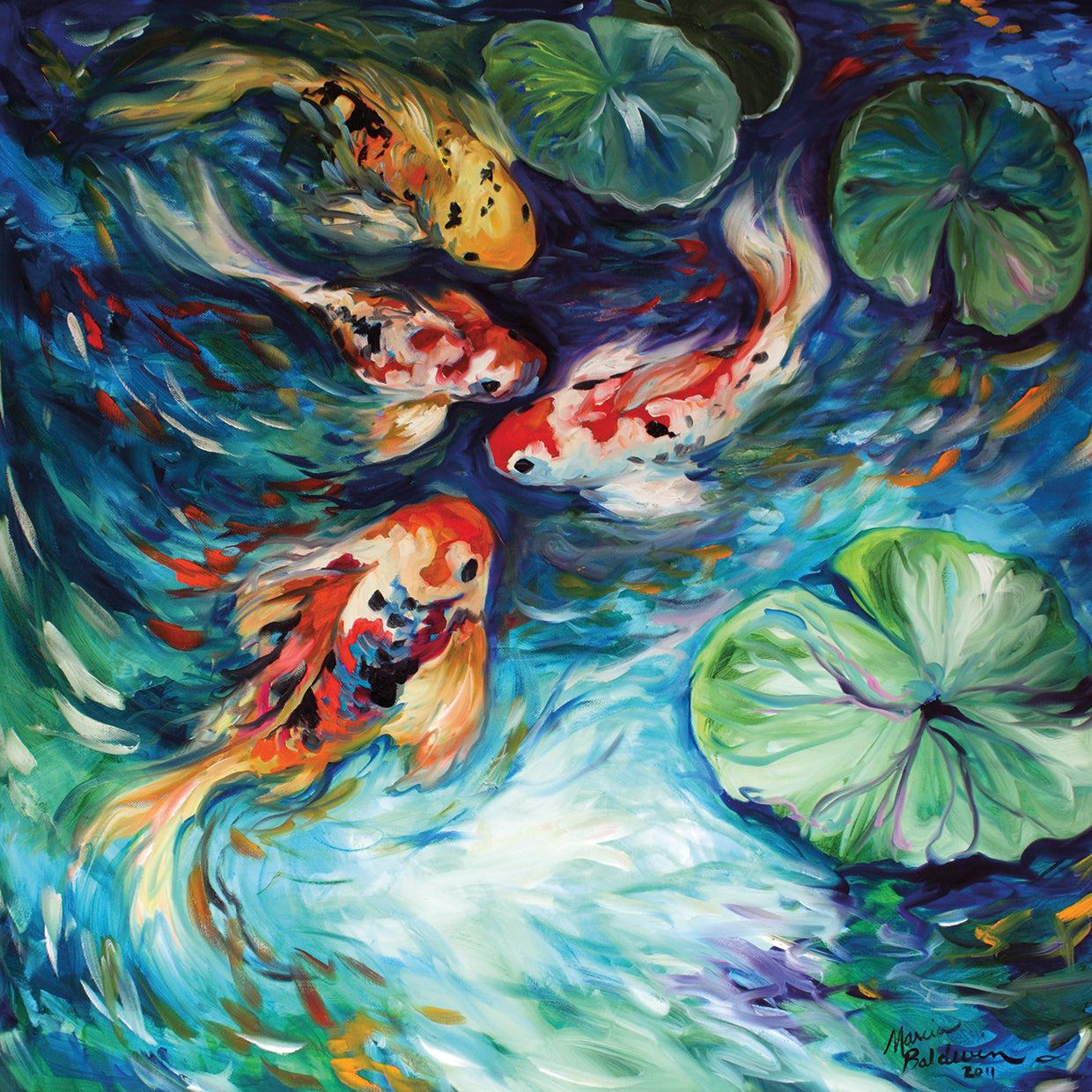 Dancing Colors Koi