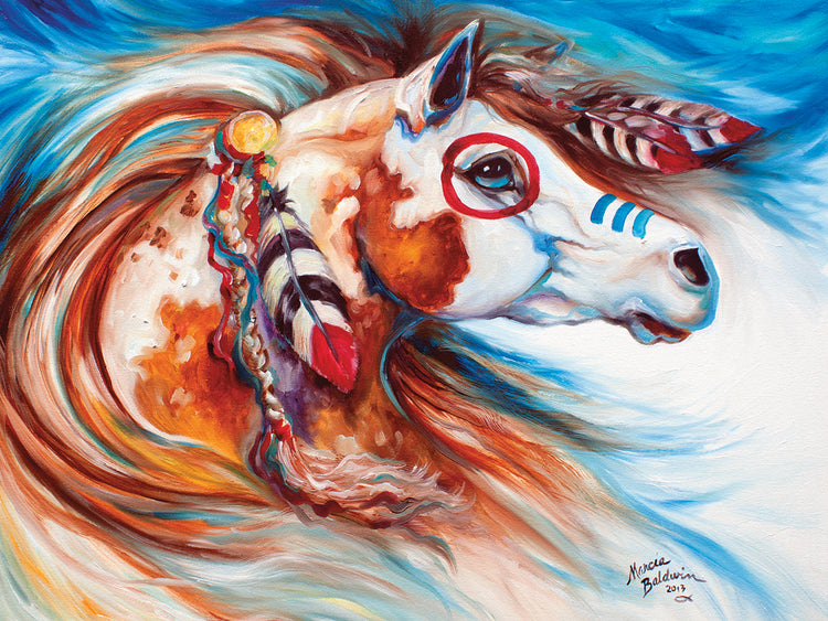 Wind Of Thunder Indian War Horse