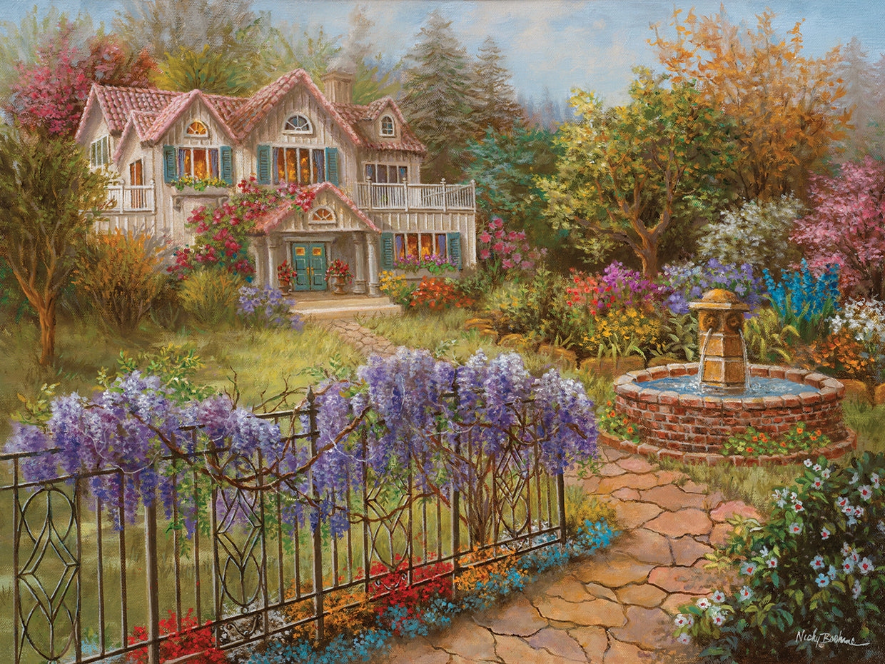 Lienzo de escondite de primavera