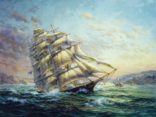 Clipper Ship Surprise Canvas Art
