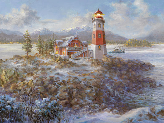 Lighthouse Bluff Canvas Art