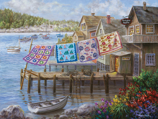 Dock Side Quilts Canvas Art