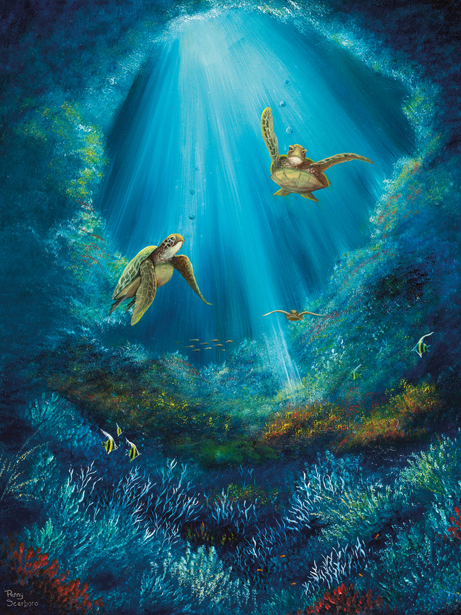 Gliding Through the Deep Blue