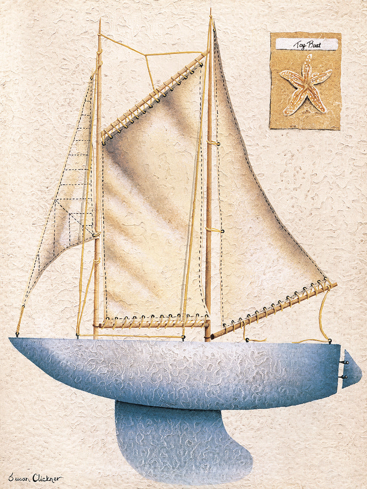 Blue Sailboat