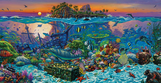 Coral Reef Island Canvas Print