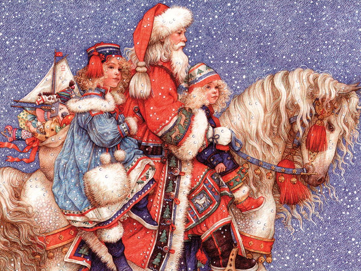 Santa and Children