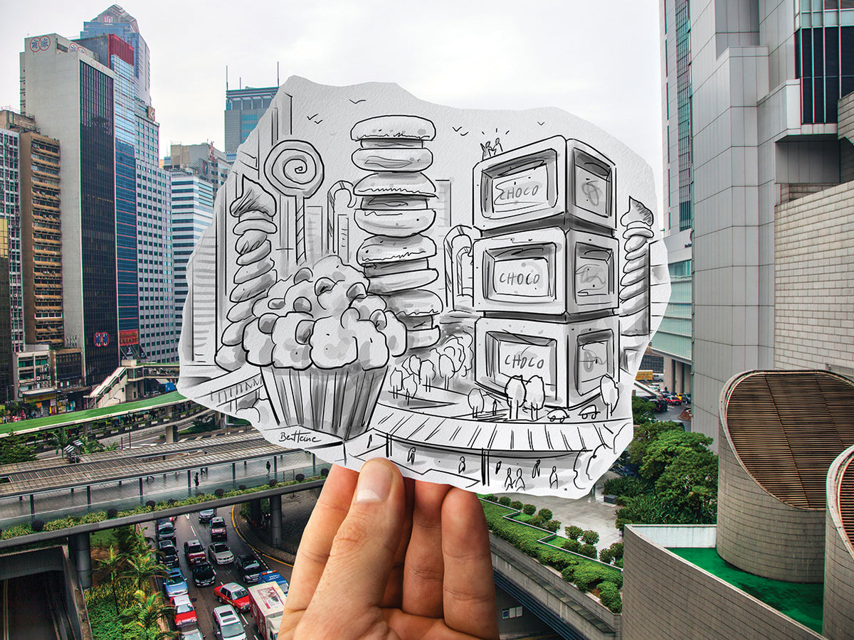 Pencil Vs Camera - City Candies