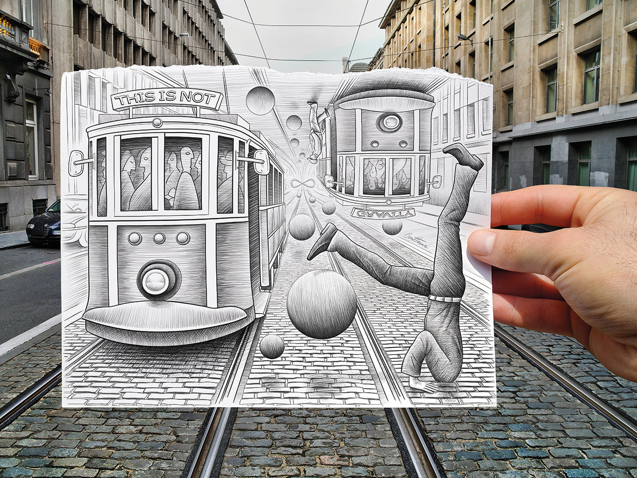 Pencil Vs Camera 35 - City Tram