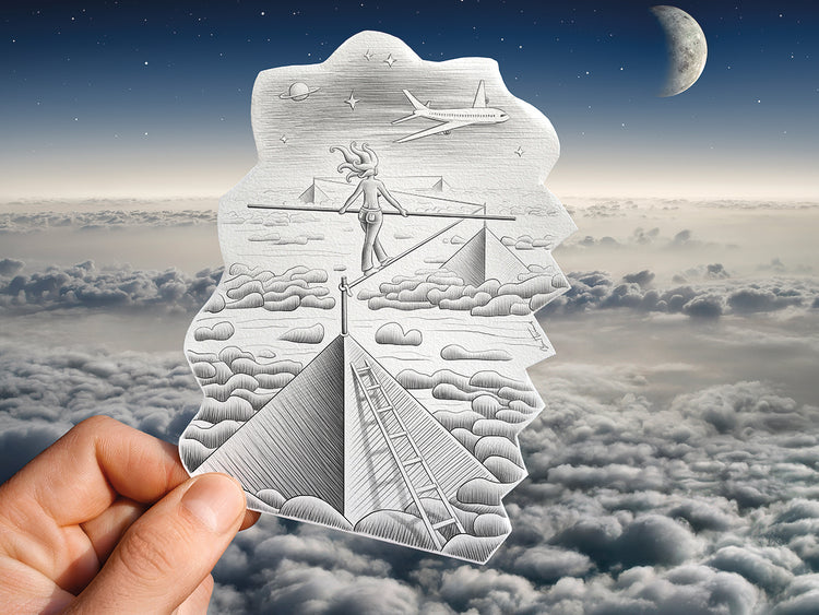 Pencil Vs Camera 52 - Sky Pyramids