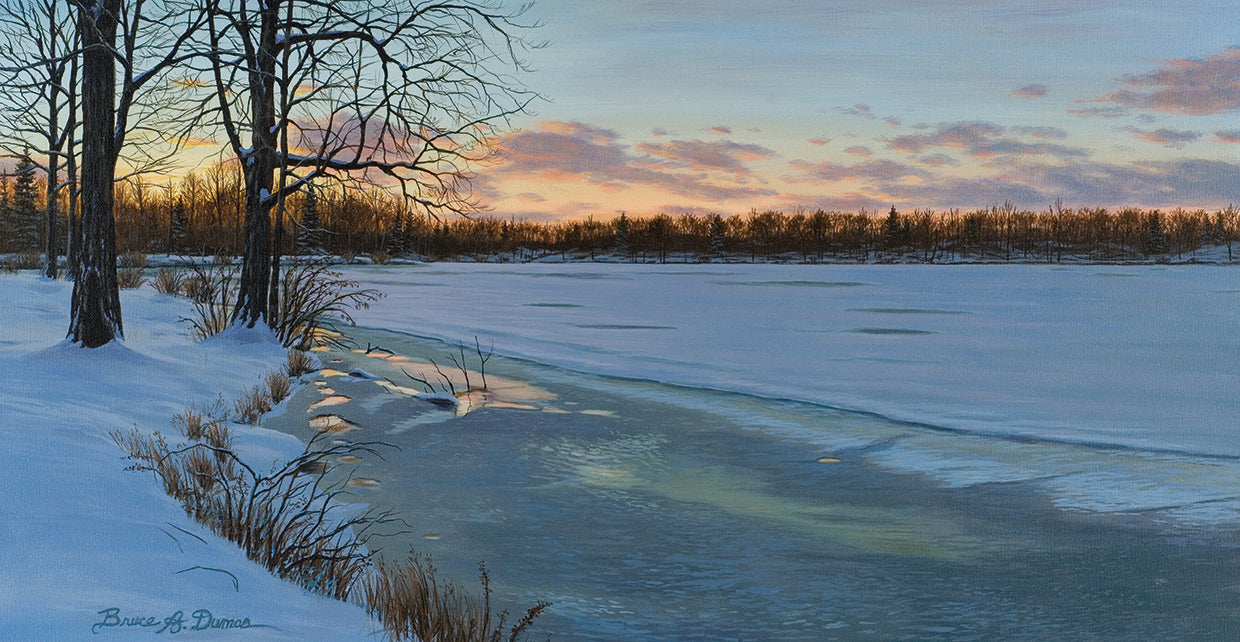 Dusk At North Farms Resevoir
