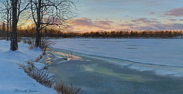 Dusk At North Farms Resevoir