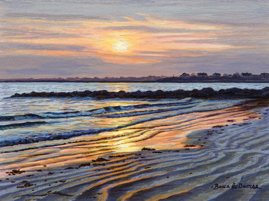 Sunset In York Canvas Art