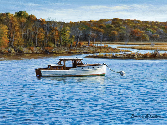 Wooden Boat In Essex Canvas Art