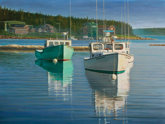 Bernard Harbor Canvas Art