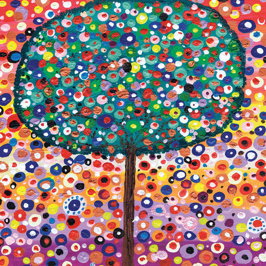 The Colour Tree Canvas Art