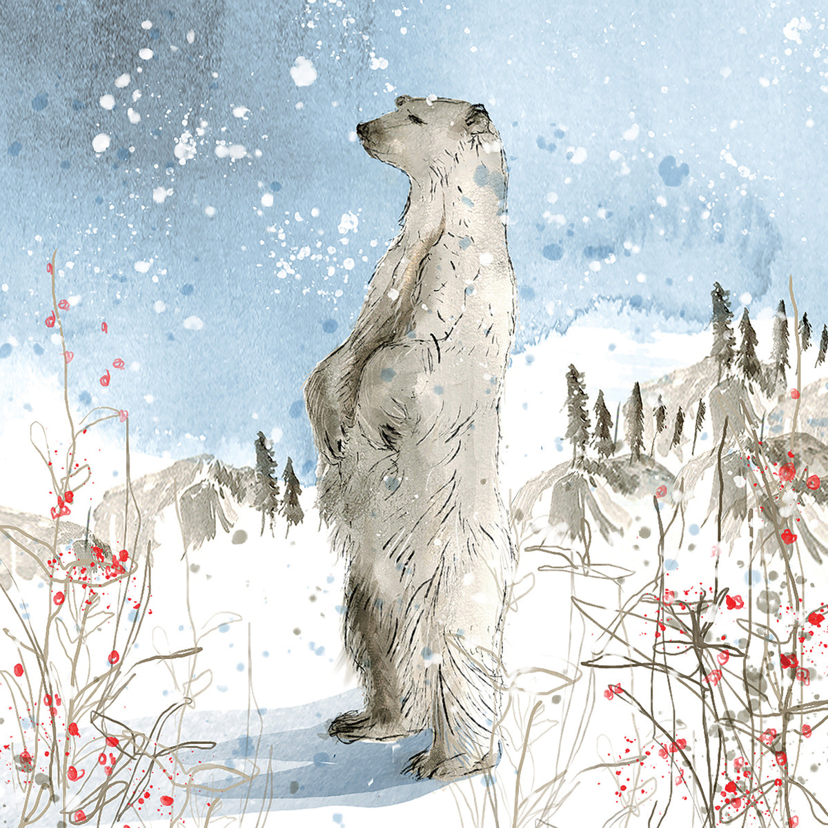Standing Polar Bear