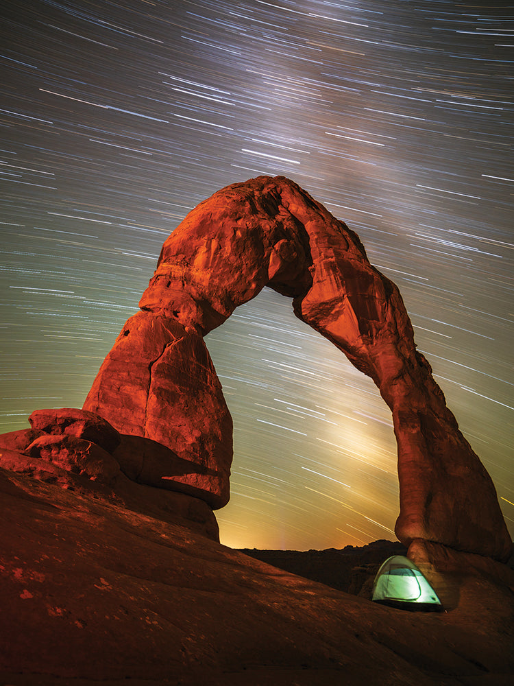 Delicate Arch Star Trails