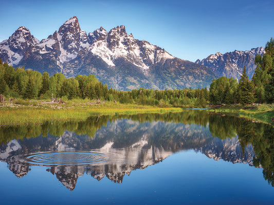 Ripples in the Tetons Canvas Art