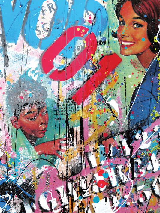 Graffiti Collage Poster -3 Canvas Art