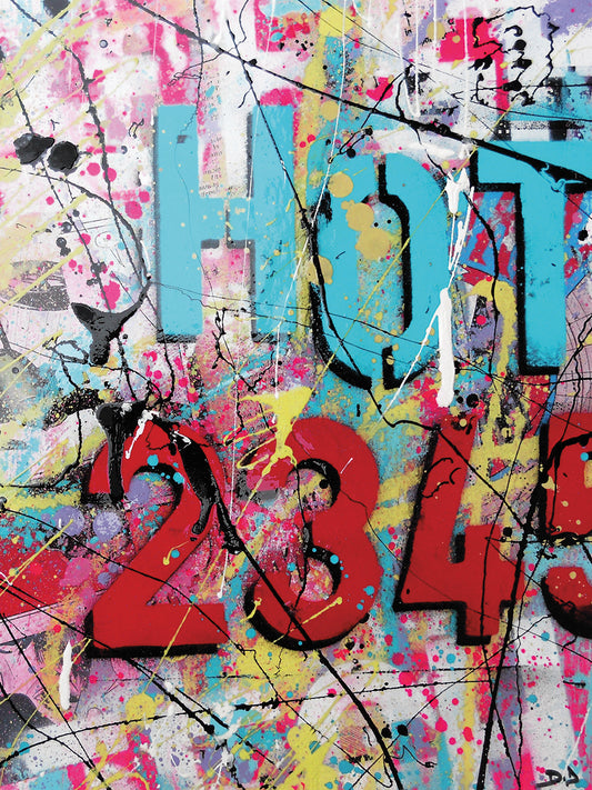 Graffiti Collage Poster -7 Canvas Art