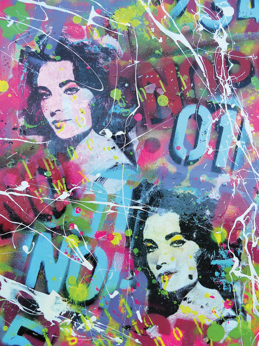 Graffiti Collage Poster -37 Canvas Art