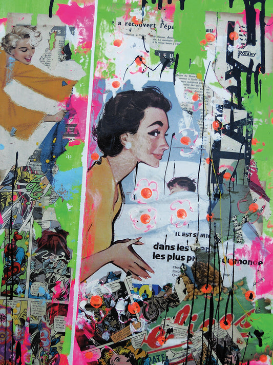 Graffiti Collage Poster -39 Canvas Art