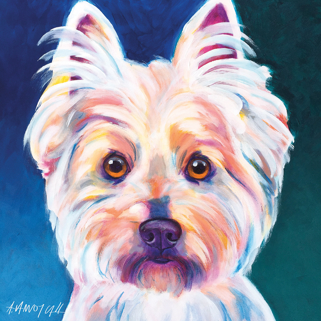 Westie Rockette Lienzo