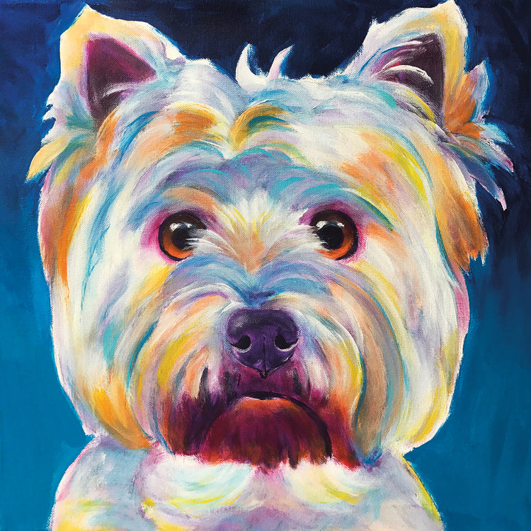 Westie - Chispy Lienzo