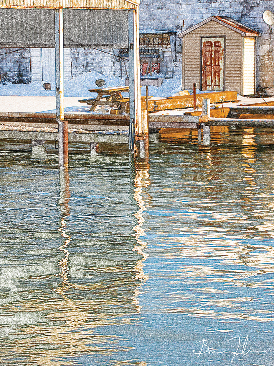 Docks In The Winter