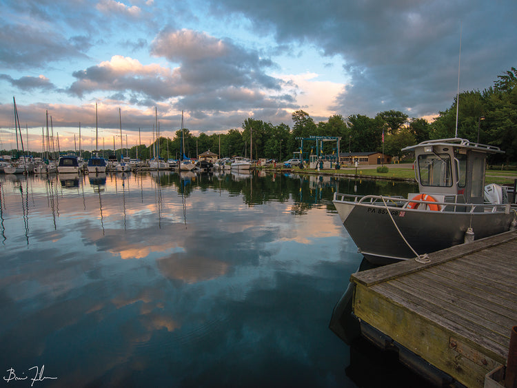 Marina Under The Clouds