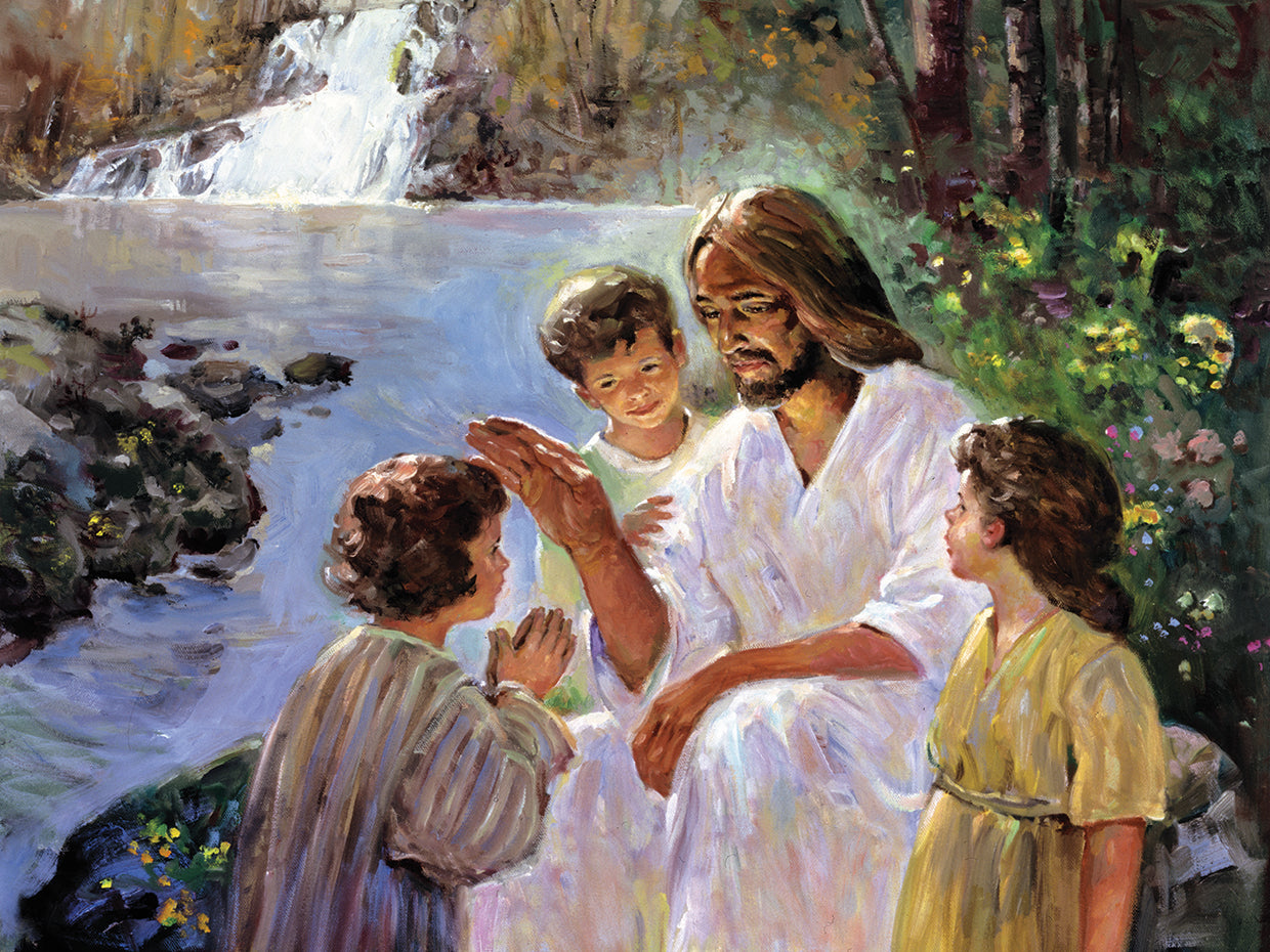 Christ And The Children