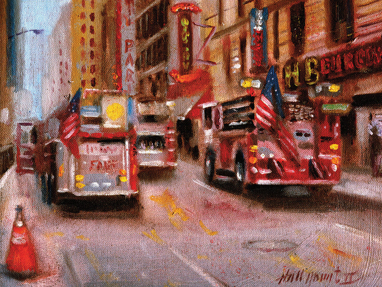 Departamento de Bomberos de Nueva York, 42nd Street NYC Canvas Art