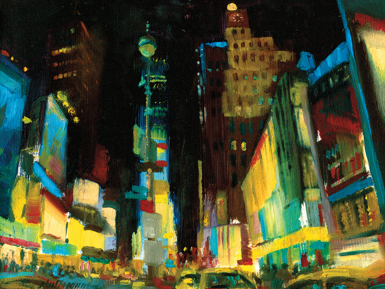 Arte de la lona de Times Square II