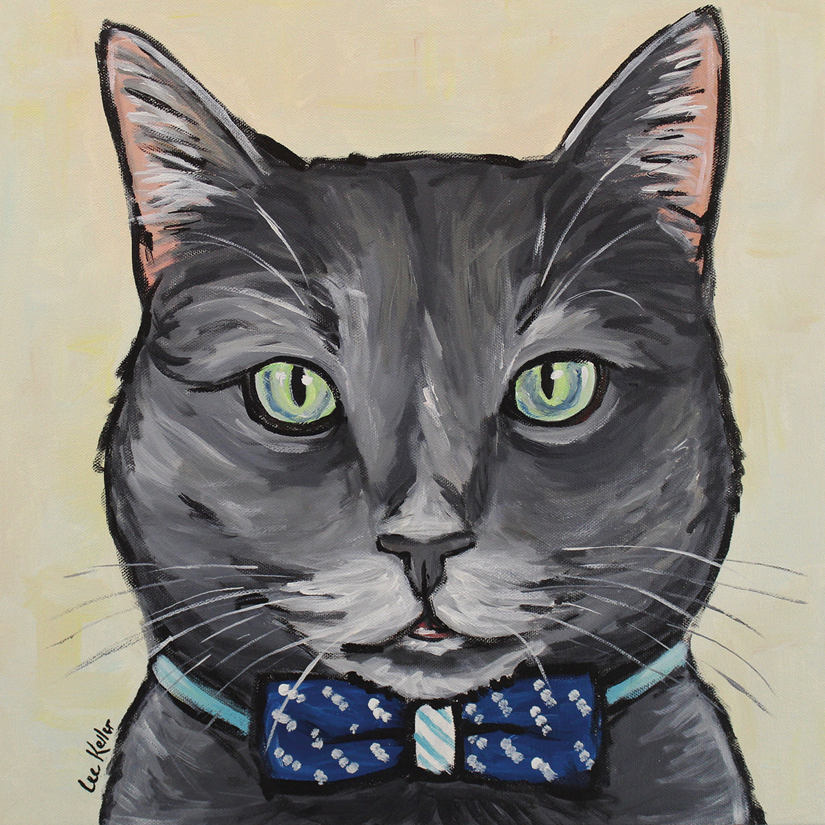 Cat Smokey Gray Tabby