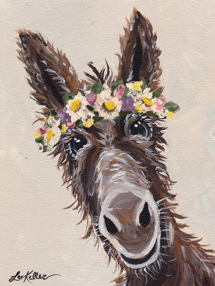 Donkey Rufus Flower Crown