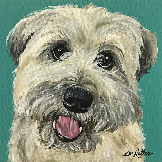 Wheaton Terrier Canvas Print