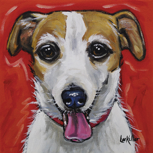 Jack Russell Ginny Canvas Print
