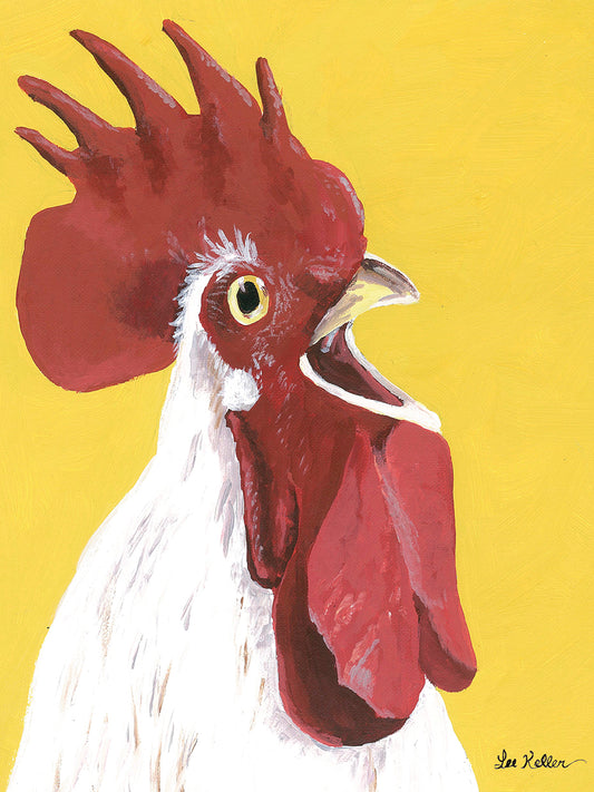 Chicken Rooster Ralph Canvas Print