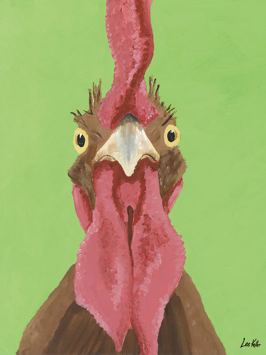 Chicken Rooster Sarge Canvas Print