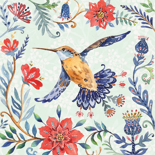 Birds and Flowers I