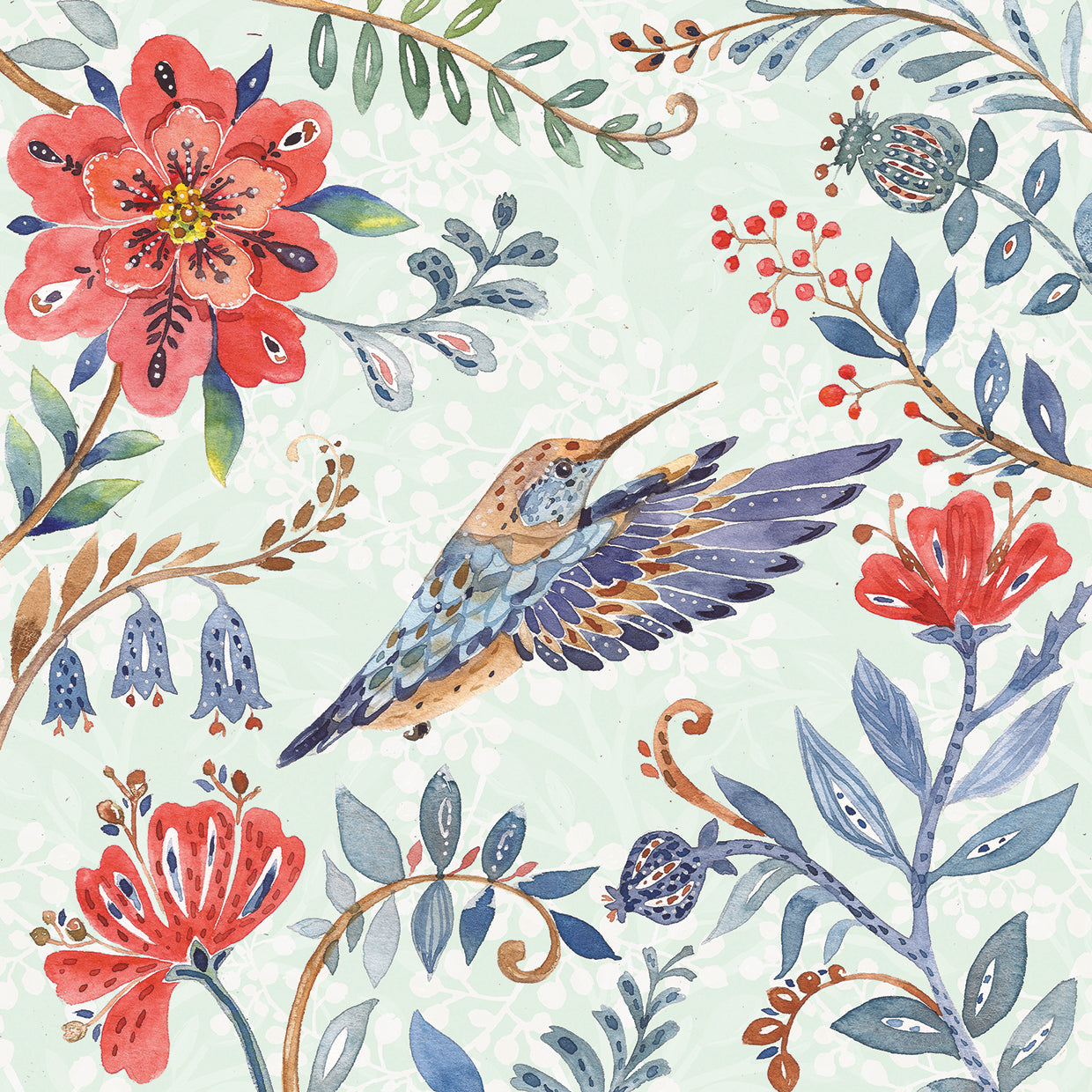 Birds and Flowers II