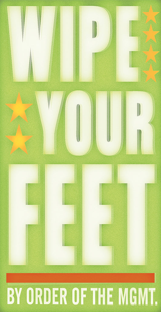 Wipe Your Feet Canvas Print
