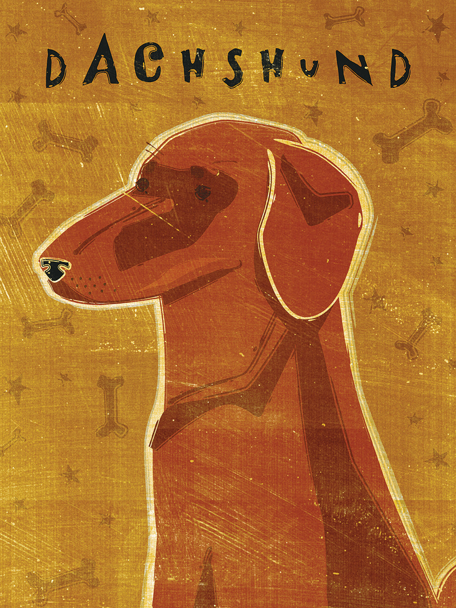 Dachshund (rojo) Lienzo