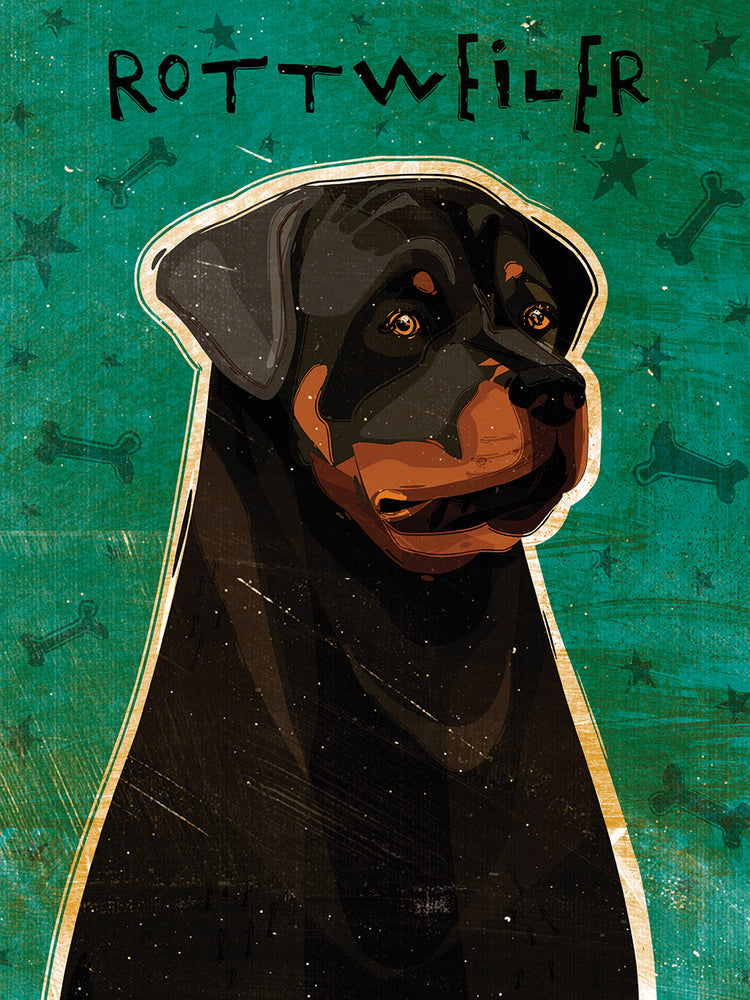 rottweiler Lienzo