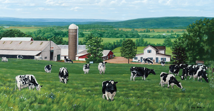 Arte de la lona de la granja de George