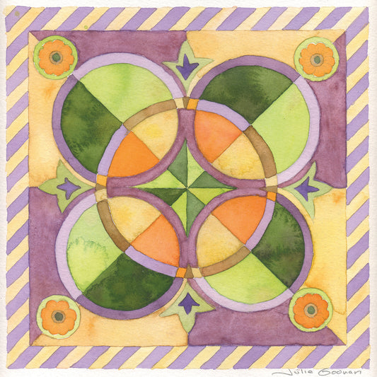 Geometry & Color 4 Canvas Print
