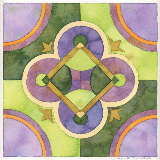 Geometry & Color 5 Canvas Print