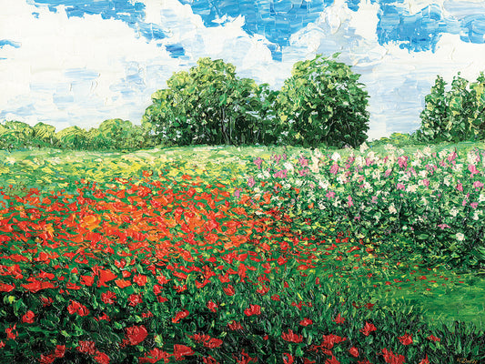 Impressionists Garden Canvas Art