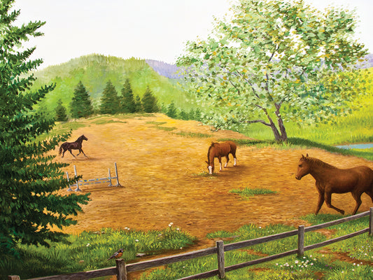 Horses section 6 Canvas Art