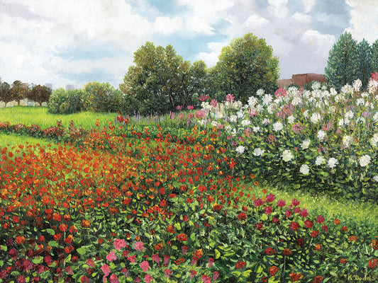 Fleurs du jardin Canvas Art